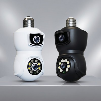 V380 E9 Dual Lens Bulb PTZ IP Camera.